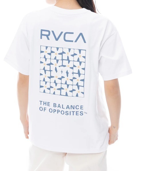 tシャツ 「RVCA/ルーカ」 25SS DAISY VA BOX LOGO LOOSE FIT SS TEE/半袖バックプリントロゴTシャツ レディ