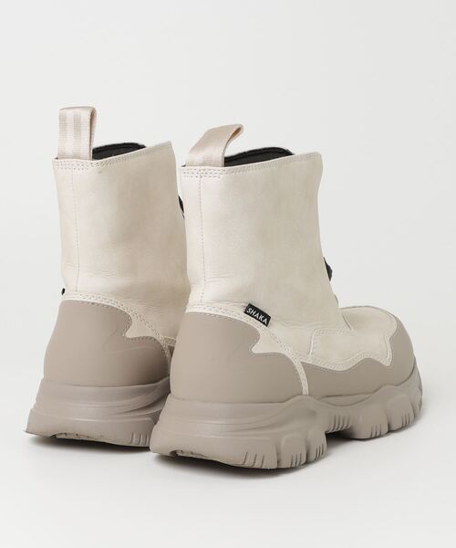 「SHAKA」 ショートブーツ 25cm ベージュ レディース_画像2