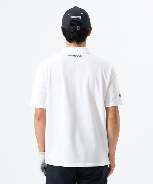 ビームスゴルフ ポロシャツ Sサイズ BEAMS GOLF ポロシャツ ORANGE LABEL / スイングマンプリント