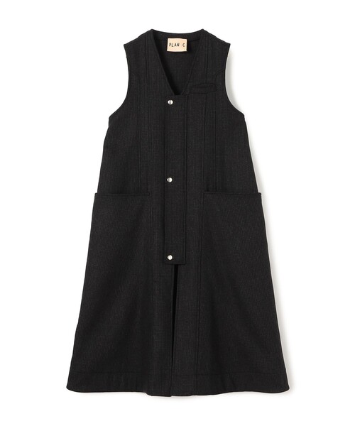 ベスト ジレ PLAN C LONG VEST レディース
