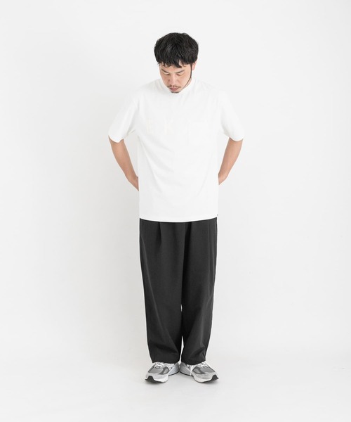 EKAL tシャツ 「UR TECH ひやサラクール」 ロゴプリントポケット