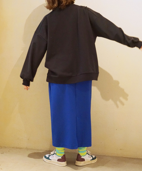 JOURNAL STANDARD LUXE ネイビー ロングスカート JANUARY】 スカート（ロング・マキシ丈スカート）｜journal
