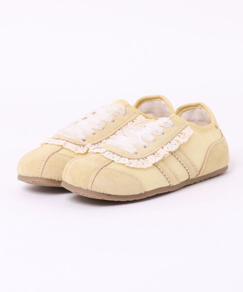 shoes365 スニーカー レースリボンスニーカー レディース