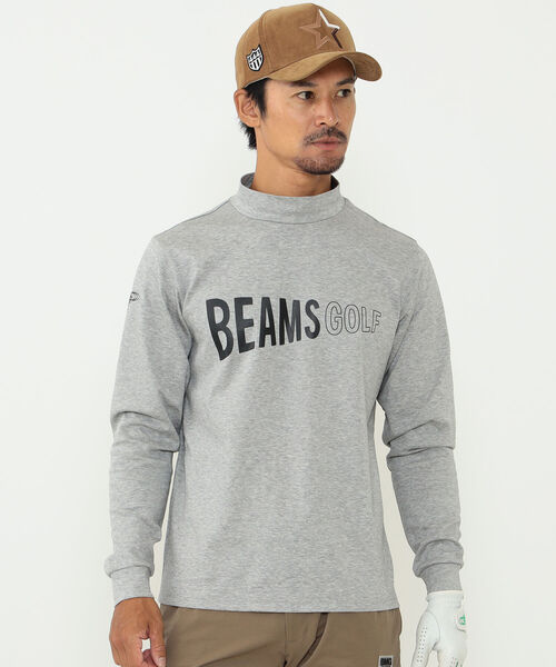 BEAMSGOLF ゴルフウェア 長袖シャツ Lサイズ BEAMS GOLF ビームスゴルフ 長袖シャツ ストライプ ネイビー系 9