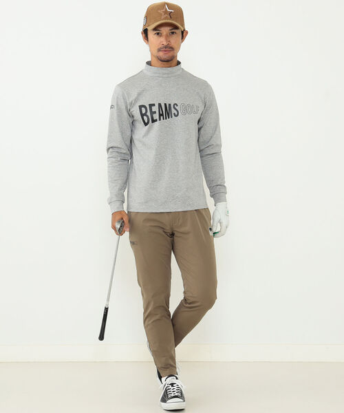 BEAMS GOLF 長袖ハイネックシャツ L グレー BEAMS GOLF 「BEAMS GOLF」 長袖Tシャツ X-LARGE グレー メンズ