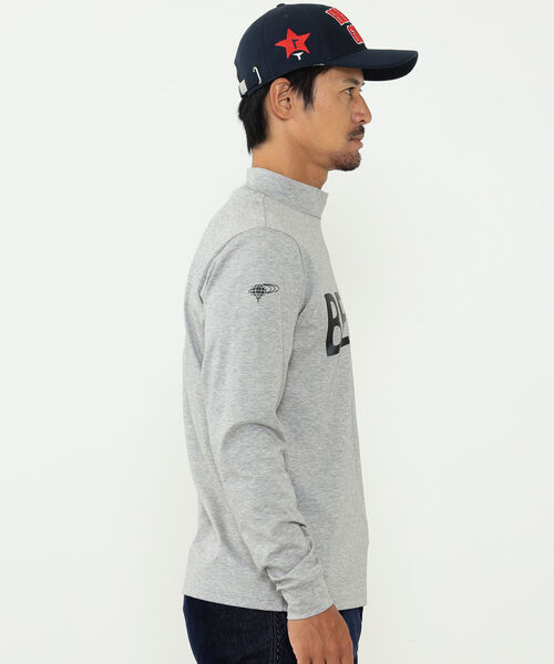 BEAMS GOLF 長袖ハイネックシャツ L グレー BEAMS GOLF 「BEAMS GOLF」 長袖Tシャツ X-LARGE グレー メンズ