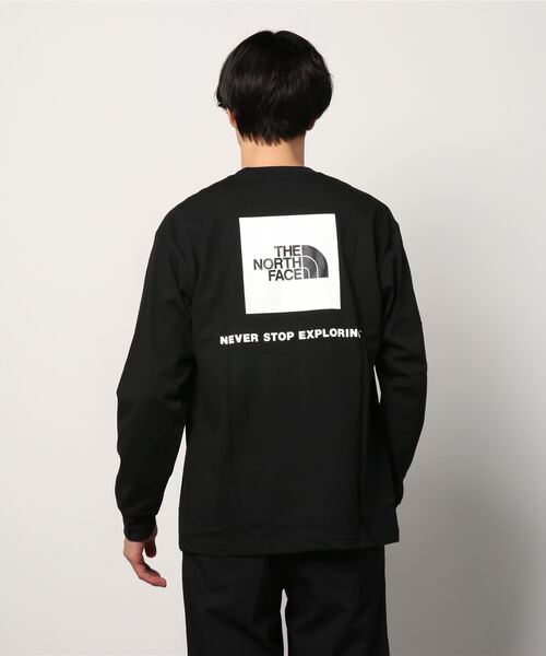 THE NORTH FACE 「THE FACE」 長袖Tシャツ X-LARGE グレー