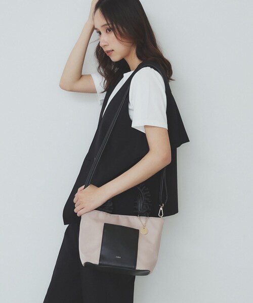 index（インデックス） トートバッグ 「2WAY」持ち手フリルトート