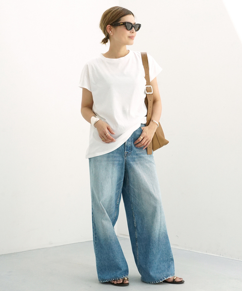 CELERI tシャツ フレンチスリーブ Tシャツ レディース