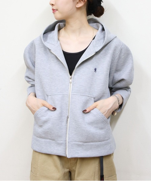 ジップパーカー　レディース パーカー 「85」「セットアップ」ショート丈 ジップパーカー