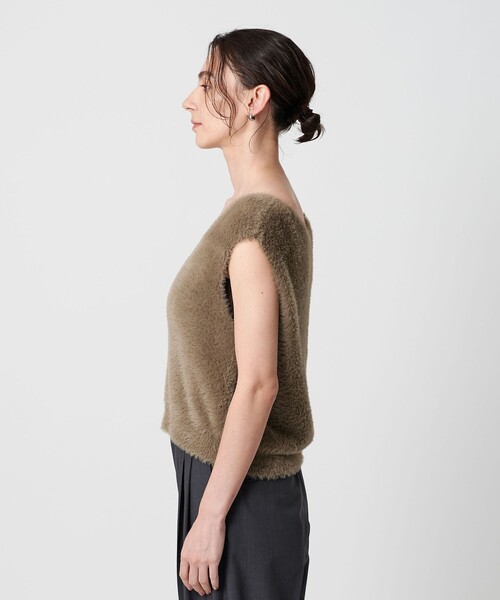 BEAUTY＆YOUTH UNITED ARROWS ベスト ジレ シャギーVネック ニット