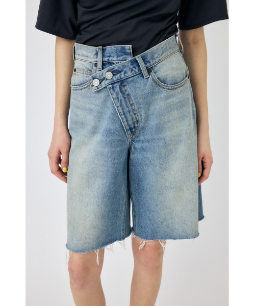 MOUSSY ジーンズ デニム デニムパンツ CROSS WAIST ハーフパンツ