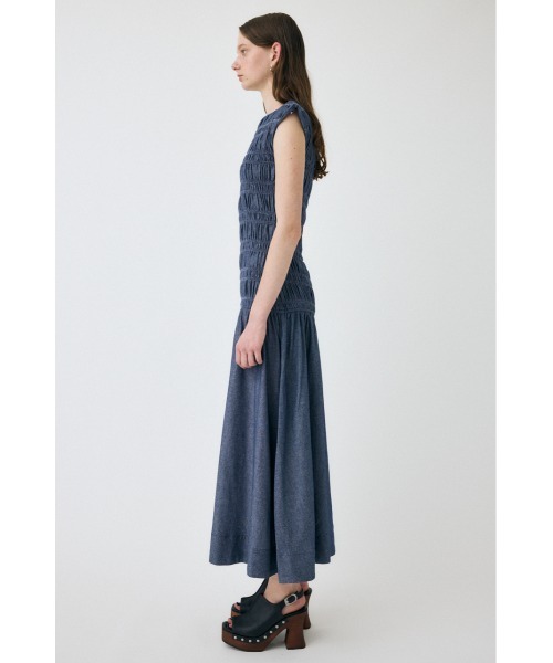 MOUSSY（マウジー） ワンピース 夏 「EC・一部店舗限定」SHIRRING