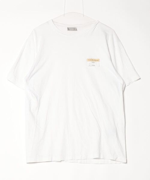 Dior HOMME 「Dior homme」 ワンポイント半袖Tシャツ L ホワイト 