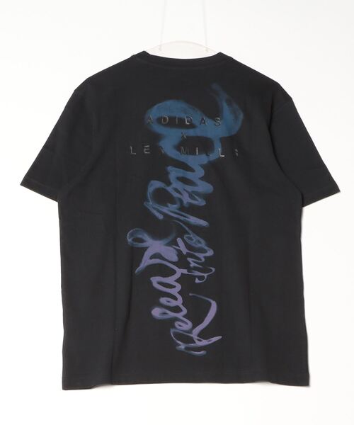 アディダス  Tシャツ　レズミルズ  メンズ　L adidas tシャツ Les Mills ツアーグラフィックTシャツ