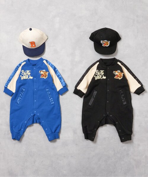 BREEZE（ブリーズ） ベビー服 ロンパース スカジャン風カバーオール
