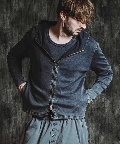 Creeper TCD 様  専用 NO ID. パーカー mpa3936- フライスハイネックZIPパーカ(857006