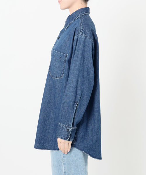 IENA ライトデニムシャツ IENA（イエナ）の「C/Lyライトデニムプルオーバーシャツ◇（シャツ