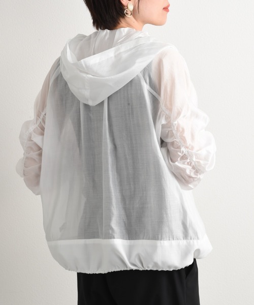 「INTERPLANET」 ジップアップブルゾン FREE ブラック レディース_画像8