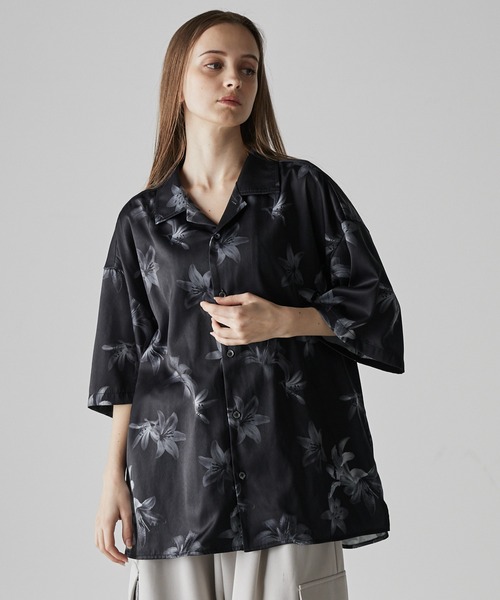 「CLEL」 7分袖シャツ M ホワイト メンズ_画像6