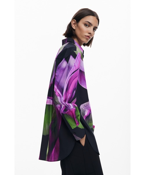 Desigual ブラウス シャツ クリスチャン・ラクロワ オーキッド Desigual ブラウス シャツ クリスチャン・ラクロワ オーキッド