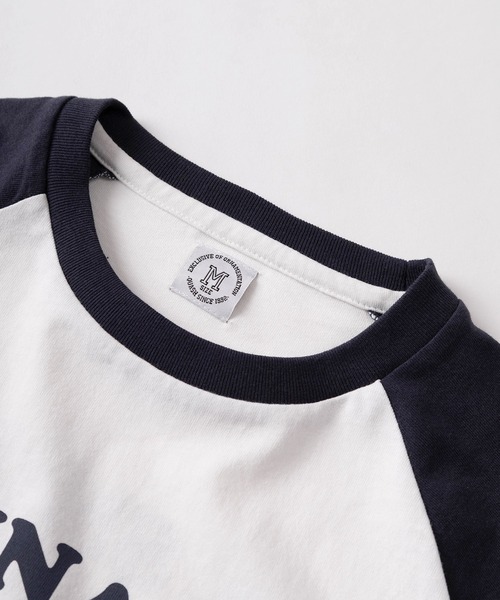 tシャツ 「84」ラグラン 6分袖 グラフィック プリントTシャツ メンズ