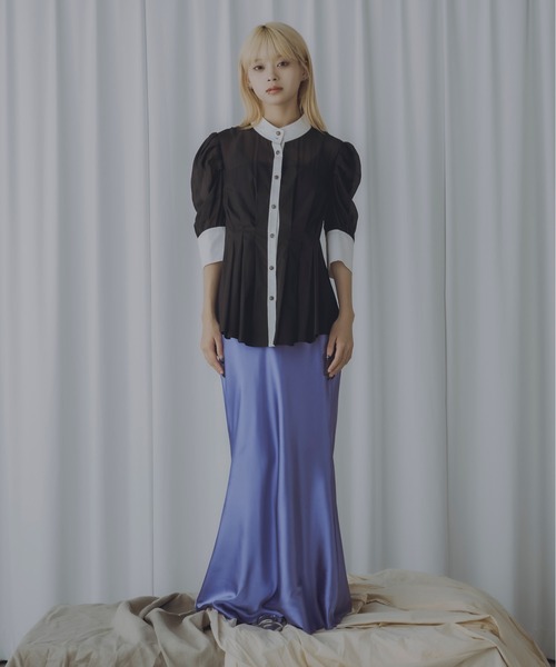 ダークグレー ロングスカート Ezick 「Ezick」 ロングスカート FREE ダークグレー レディース