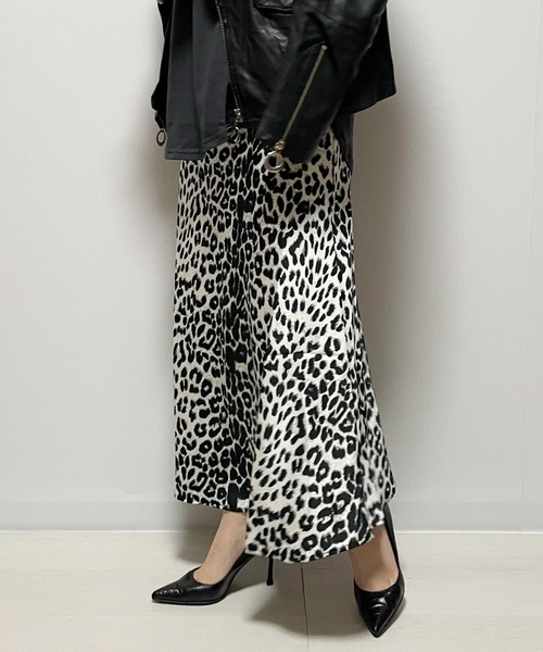 スカート レオパード柄ロングスカート | Fizz | 01