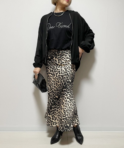 スカート レオパード柄ロングスカート | Fizz | 03