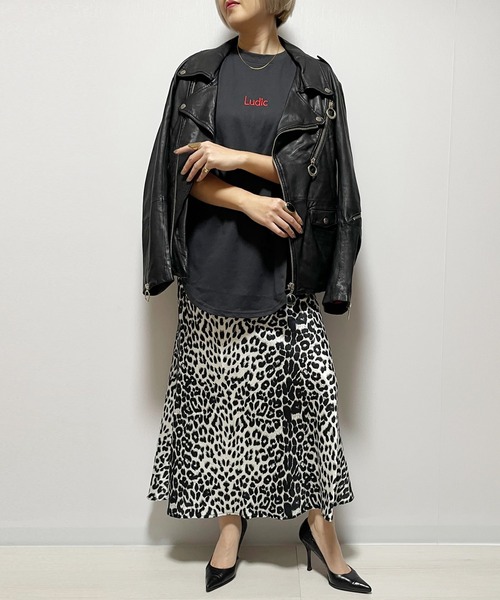 スカート レオパード柄ロングスカート | Fizz | 08