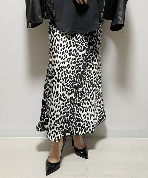 スカート レオパード柄ロングスカート | Fizz | 09