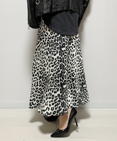 スカート レオパード柄ロングスカート | Fizz | 10