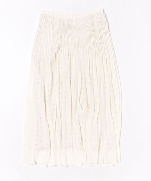 ROPE'（ロペ） スカート スクエアドットプリントププリーツスカート