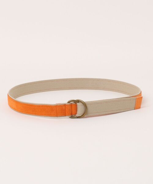 hobo（ホーボー） ベルト DOUBLE RING BELT PIG SUEDE メンズ