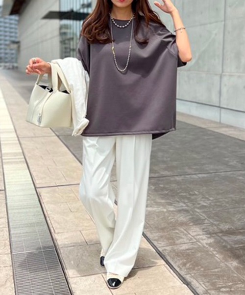 「Emma Taylor」 半袖カットソー FREE ホワイト レディース_画像4