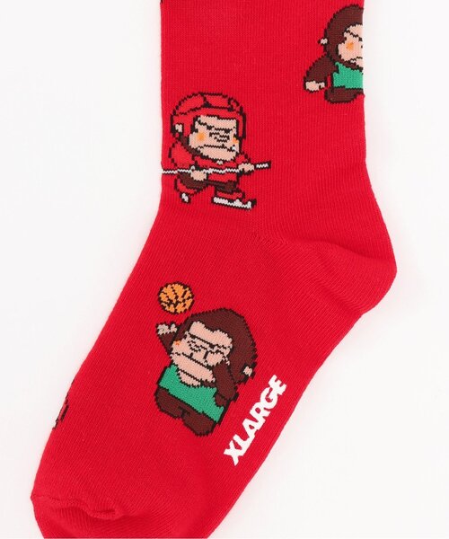 XLARGE KIDS（エクストララージ キッズ） 靴下 スポーツファニーゴリラ