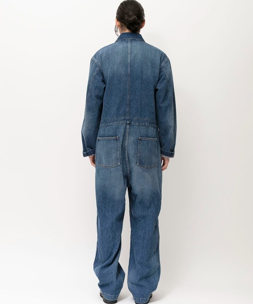 Johnbull（ジョンブル） デニムオールインワン LARGE インディゴブルー