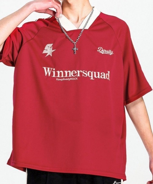 「CELENA BEATS」 半袖Tシャツ L レッド メンズ_画像6