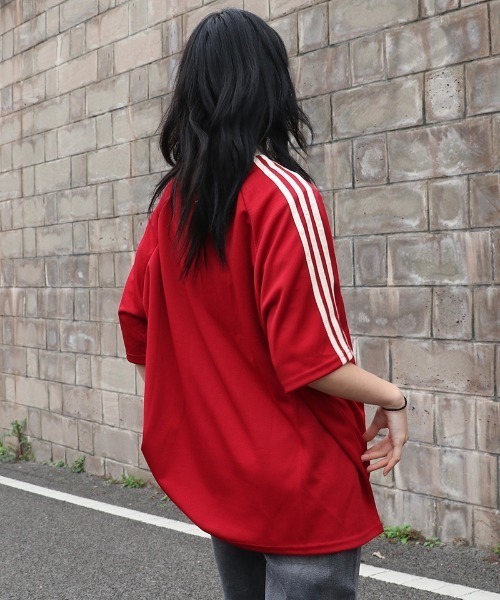 「CELENA BEATS」 半袖Tシャツ L レッド メンズ_画像8