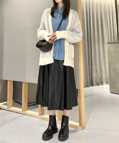 LOVELESS（ラブレス） カーディガン メッシュニットオーバー 
