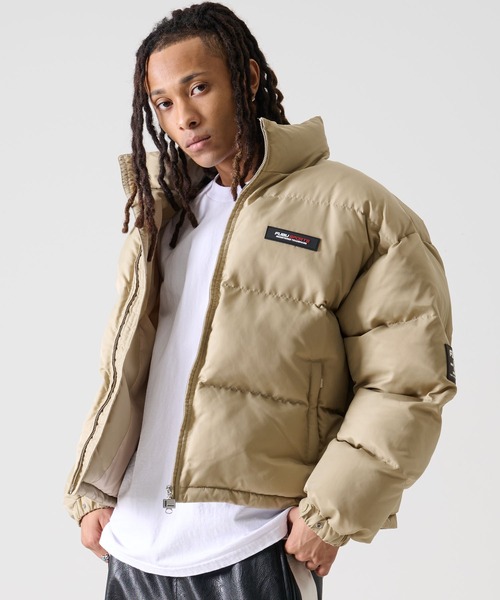 FUBU（フブ） ダウンジャケット ダウン ロゴ ワッペン ショート丈 長袖