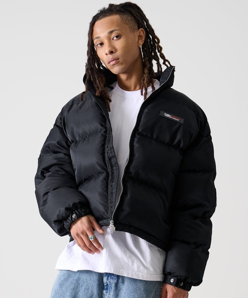 FUBU（フブ） ダウンジャケット ダウン ロゴ ワッペン ショート丈 長袖