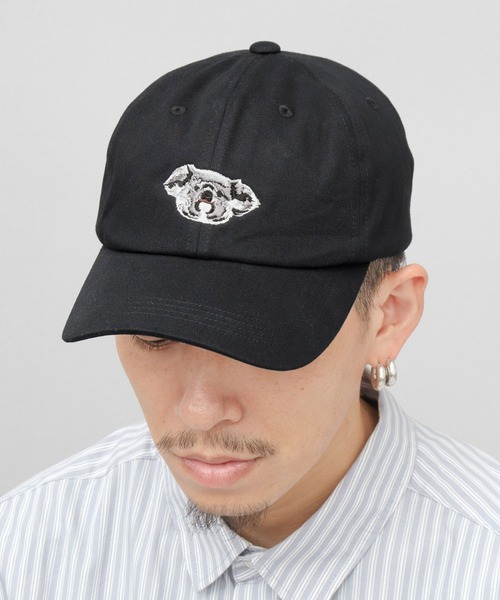 【USA製 未使用級】アイアンハート キャップ ワッペン ブラック ロゴ 刺繍 JHANKSON｜USA キャップ JS USA CAP 帽子 ベースボールキャップ ロゴ