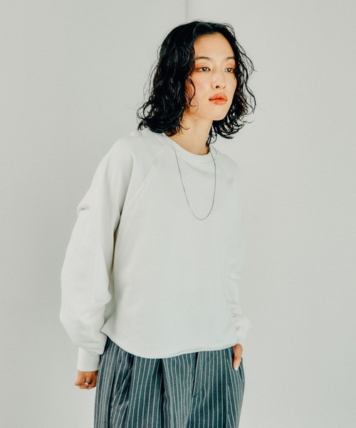 「LEPSIM」 スウェットカットソー FREE キナリ レディース_画像2
