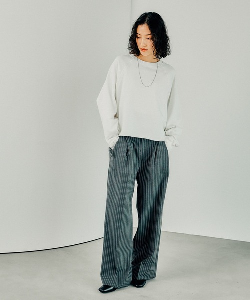 「LEPSIM」 スウェットカットソー FREE キナリ レディース_画像5