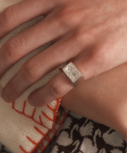 未使用 手彫り シグネットリング silver シルバー 指輪 11号 Sympathy of Soul シンパシーオブソウル リング SYMPATHY OF