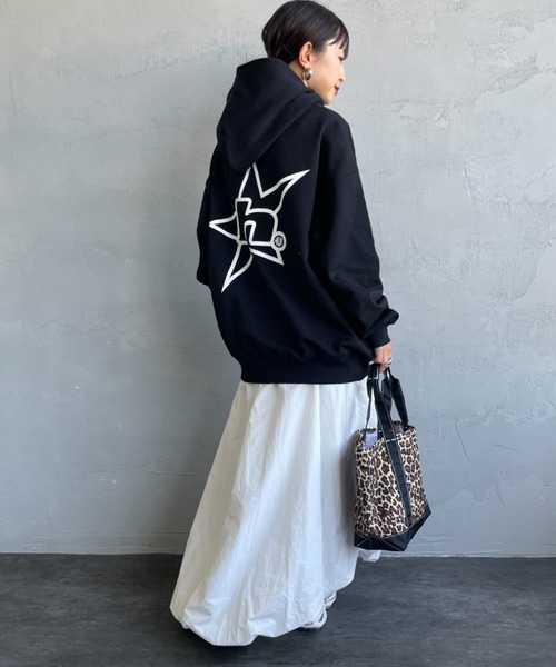 HUF（ハフ） パーカー H STAR LOGO バックプリント スウェットパーカー