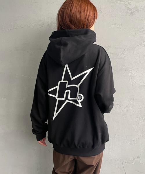 HUF（ハフ） パーカー H STAR LOGO バックプリント スウェットパーカー