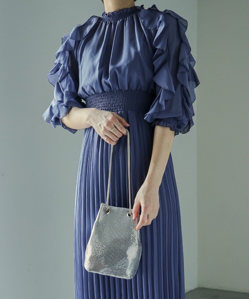 「niana」 2WAYバッグ FREE シルバー レディース_画像2