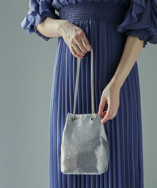 「niana」 2WAYバッグ FREE シルバー レディース_画像3